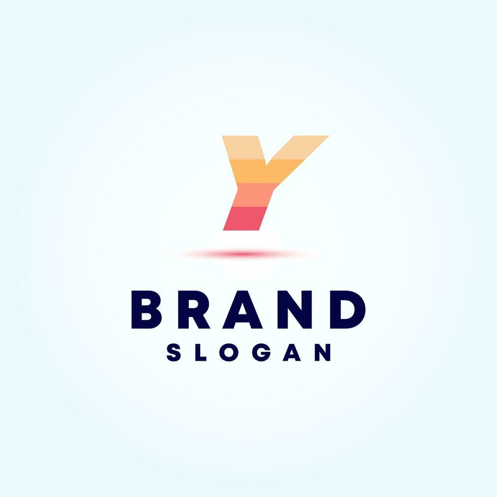 Creative and Modern Letter Y Logo Design Vector Image