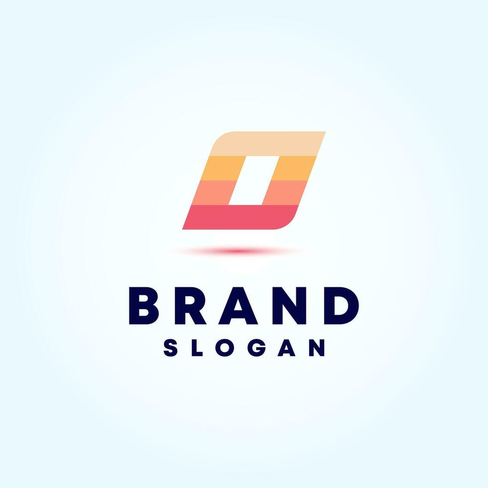Creative and Modern Letter O Logo Design Vector Image