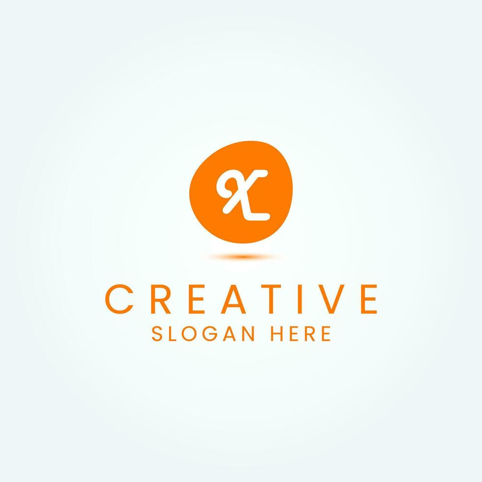 Abstract Letter X Logo Design Vector Template