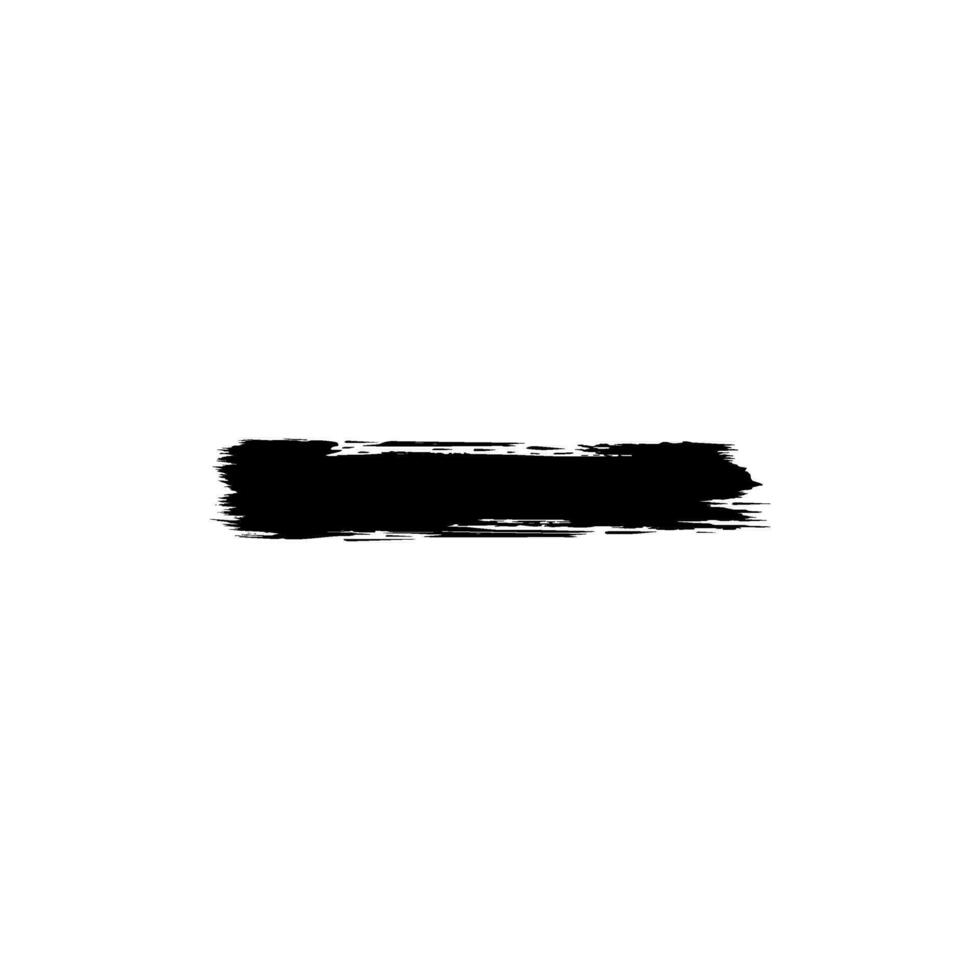 Paint Brush or Brush Stroke Silhouette, can use for template, lay out, background, art illustration,  advertisement space, or graphic design element. Vector Illustration