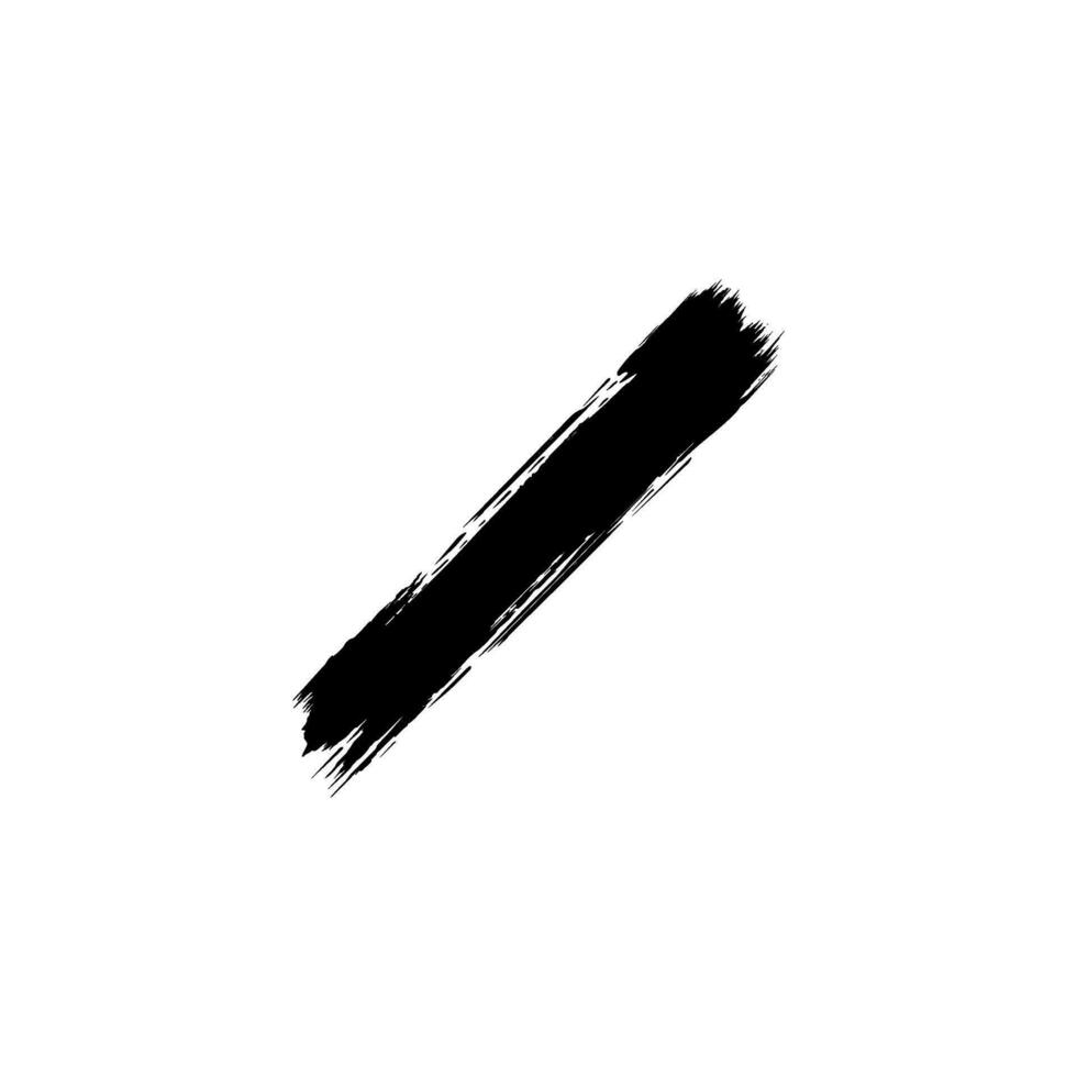 Paint Brush or Brush Stroke Silhouette, can use for template, lay out, background, art illustration,  advertisement space, or graphic design element. Vector Illustration