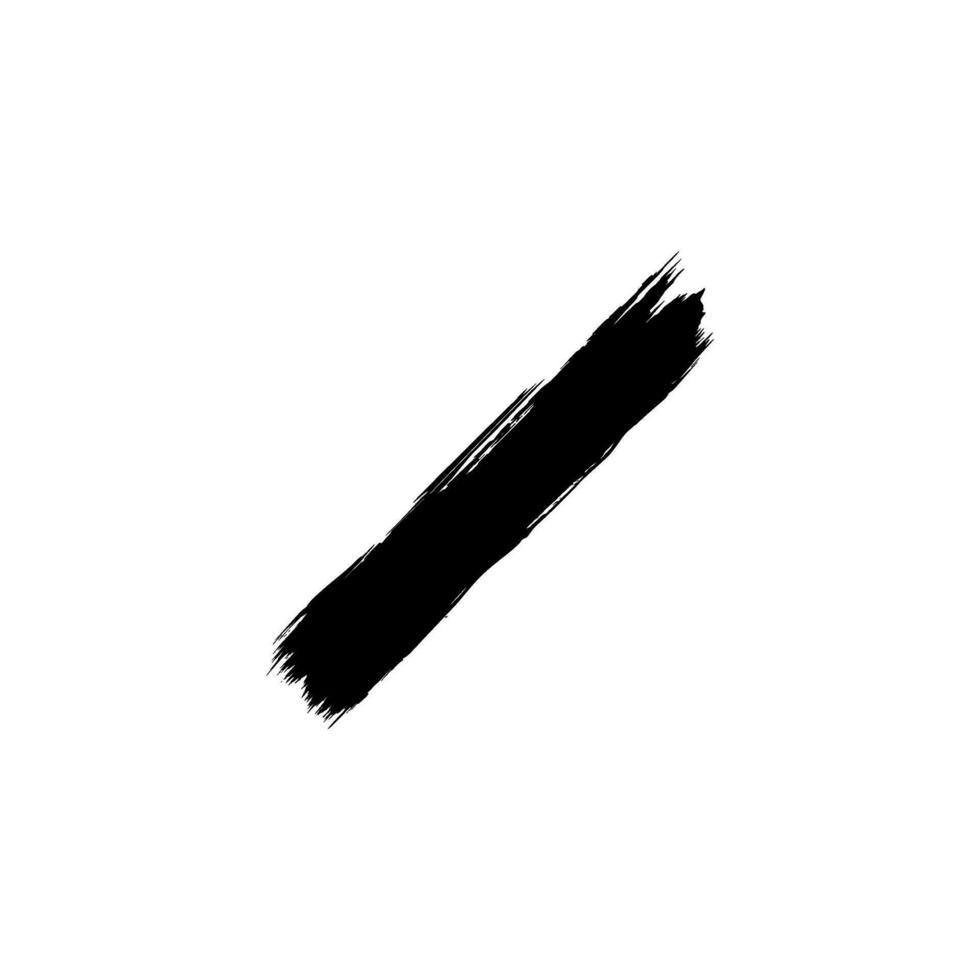 Paint Brush or Brush Stroke Silhouette, can use for template, lay out, background, art illustration,  advertisement space, or graphic design element. Vector Illustration