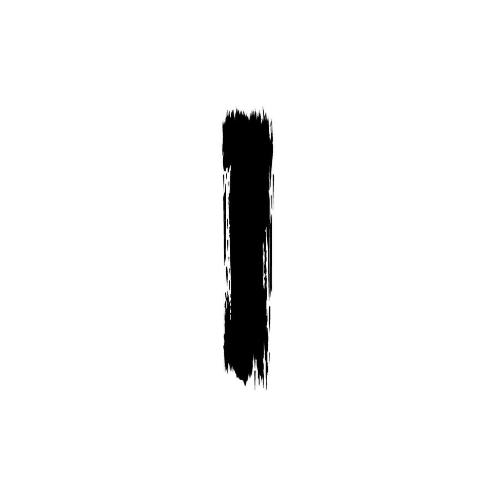 Paint Brush or Brush Stroke Silhouette, can use for template, lay out, background, art illustration,  advertisement space, or graphic design element. Vector Illustration