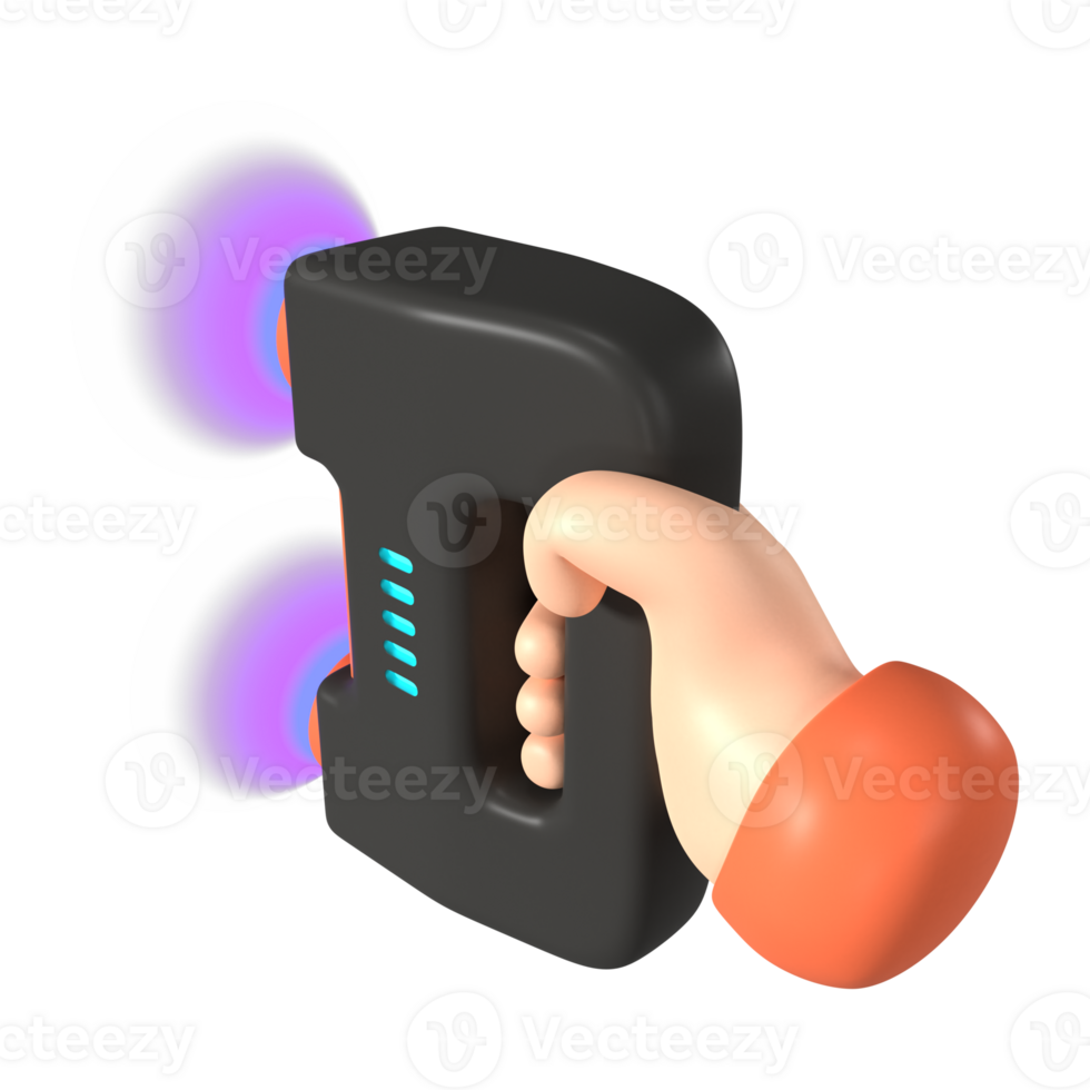 3D Scanner 3D Illustration Icon png