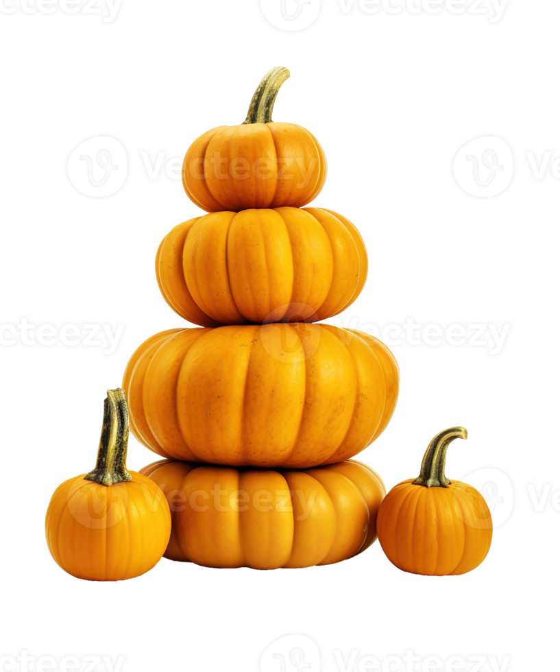 stack of pumpkin ai generative to celebrated thanksgiving png