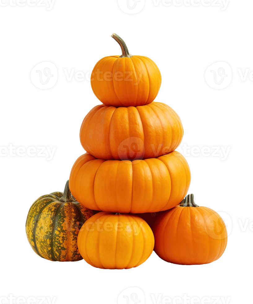 stack of pumpkin ai generative to celebrated thanksgiving png