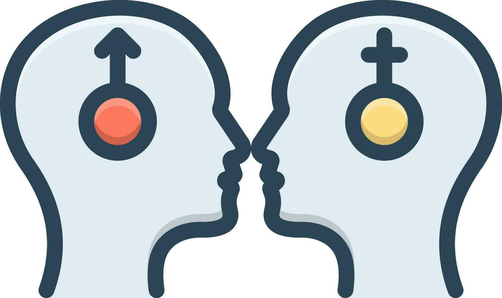 color icon for sexuality vector