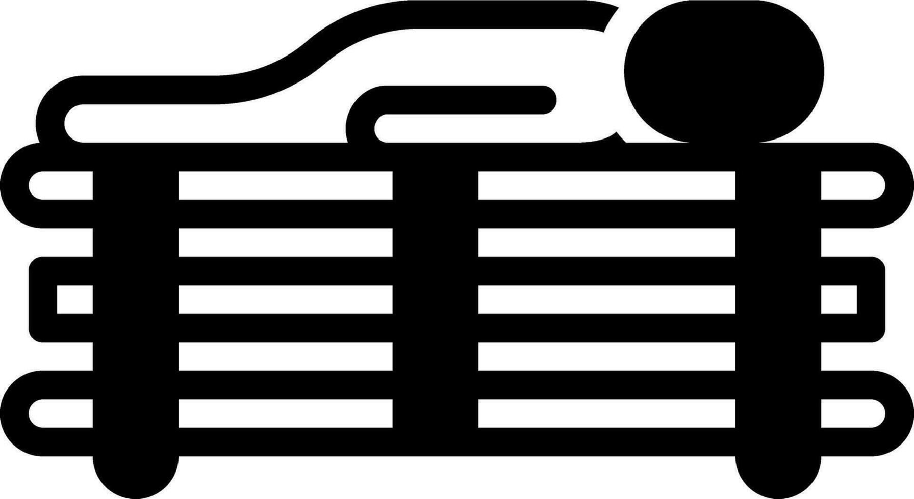 solid icon for die vector
