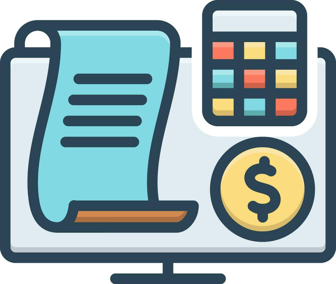 color icon for estimation vector