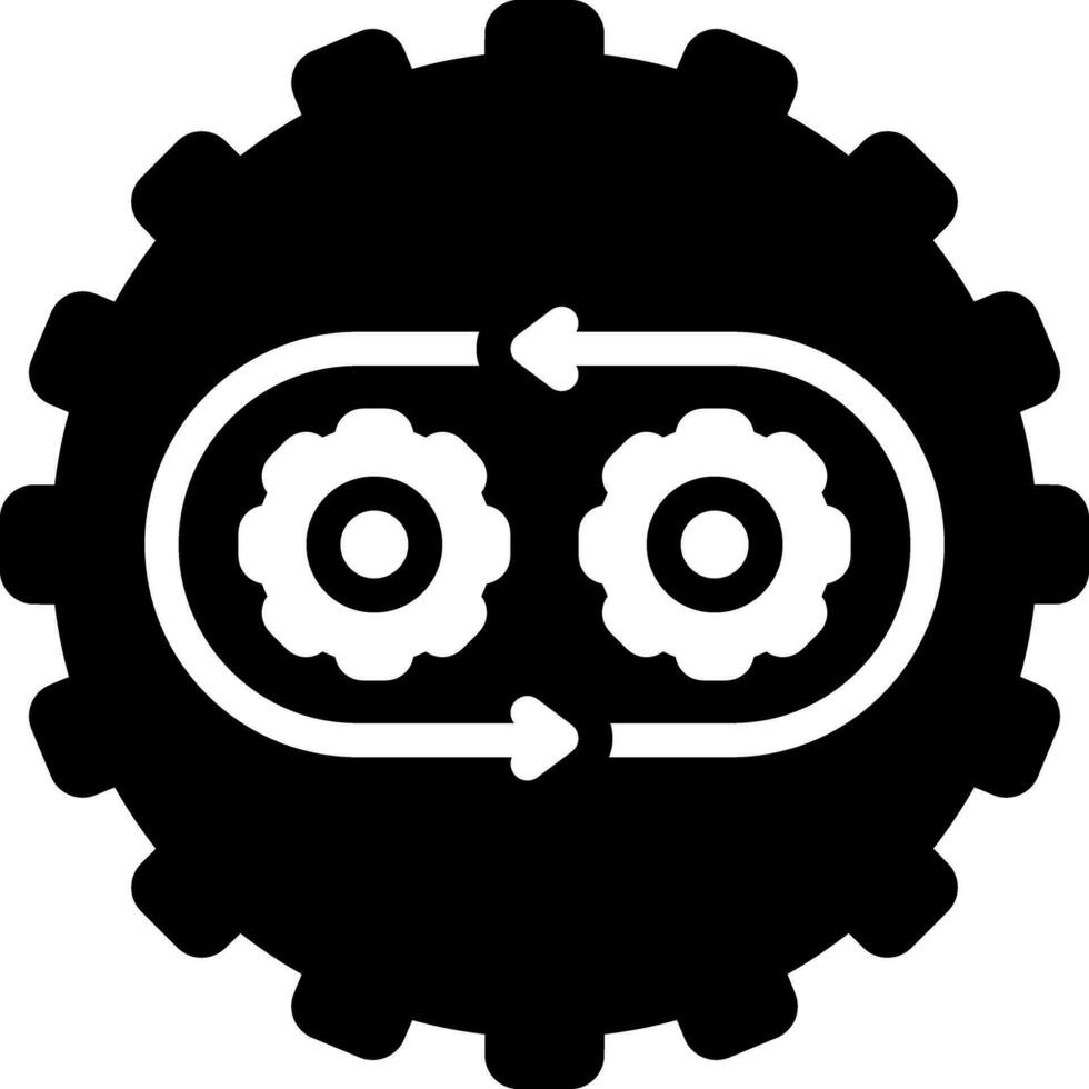 solid icon for ongoing vector
