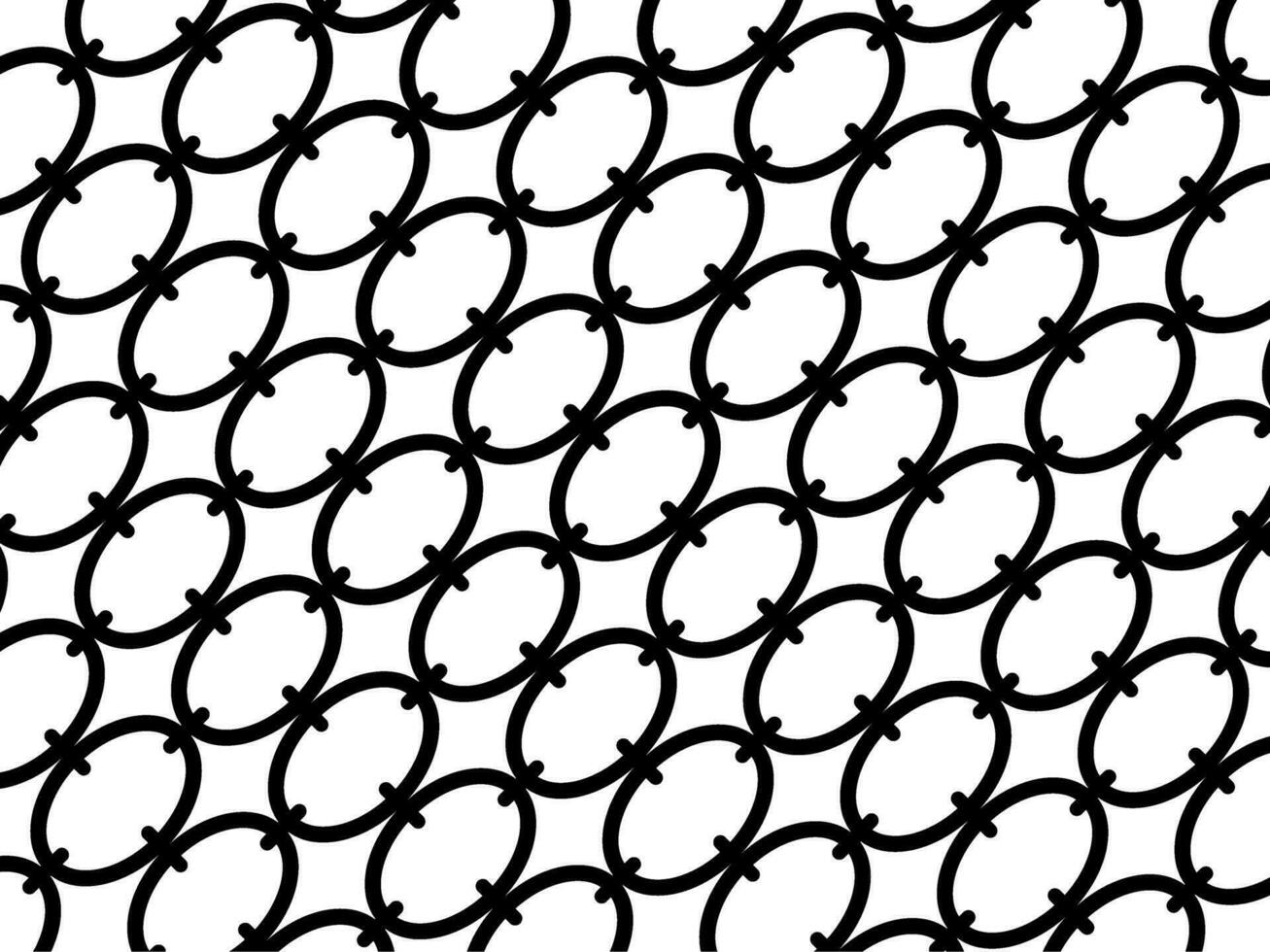 Oval Shaped Motifs Pattern, can use for Decoration, Ornate, Wallpaper, Background, Tile, Floor, Textile, Fabric, Fashion, Wrapping or Graphic Design Element. Vector Illustration