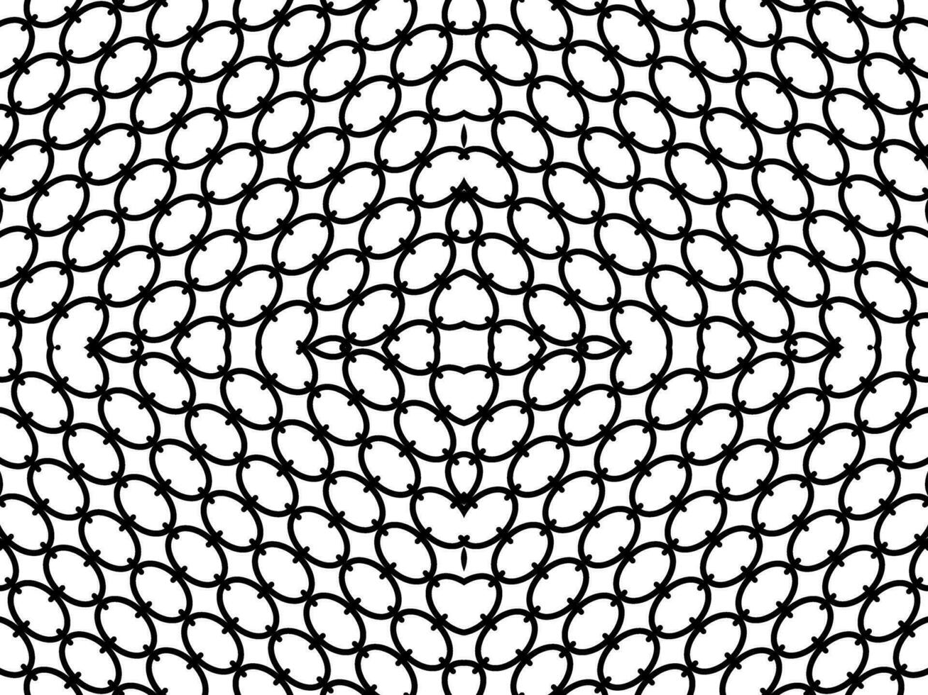 Oval Shaped Motifs Pattern, can use for Decoration, Ornate, Wallpaper, Background, Tile, Floor, Textile, Fabric, Fashion, Wrapping or Graphic Design Element. Vector Illustration
