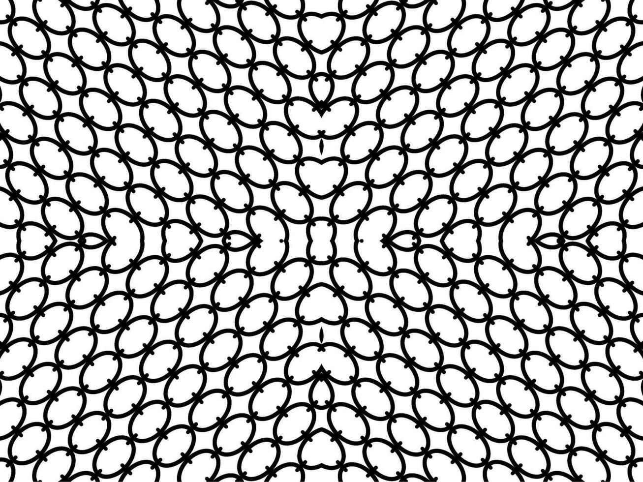 Oval Shaped Motifs Pattern, can use for Decoration, Ornate, Wallpaper, Background, Tile, Floor, Textile, Fabric, Fashion, Wrapping or Graphic Design Element. Vector Illustration