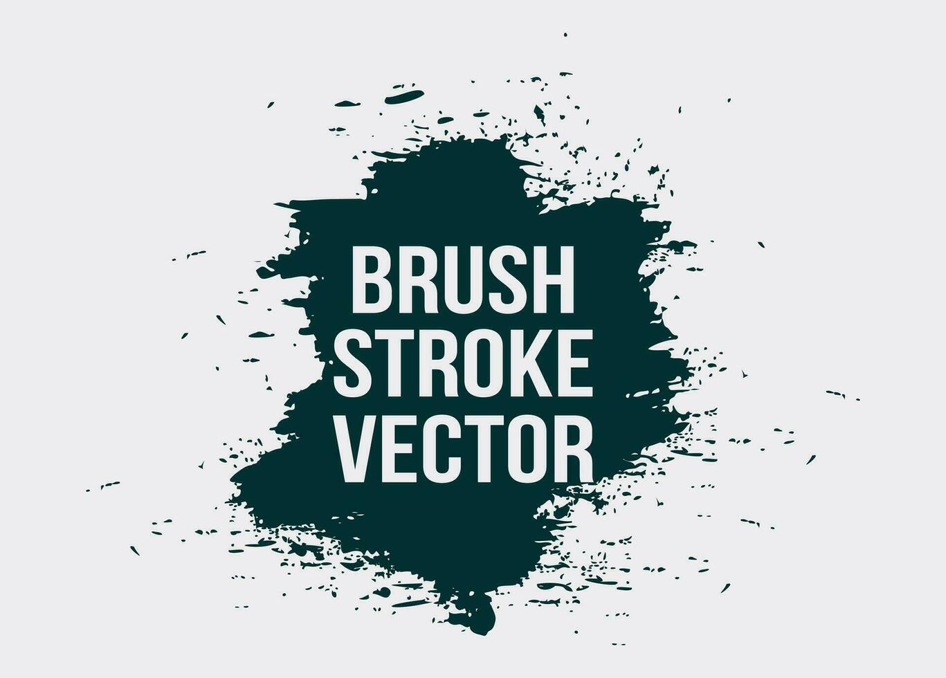 Abstract grunge brush stroke banner vector