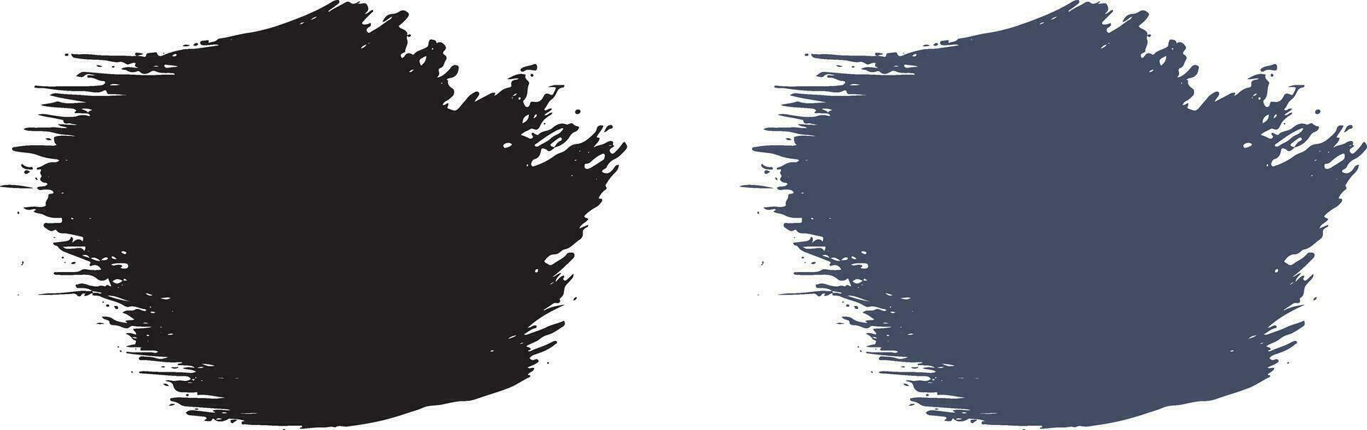 Ink grunge brush stroke template vector