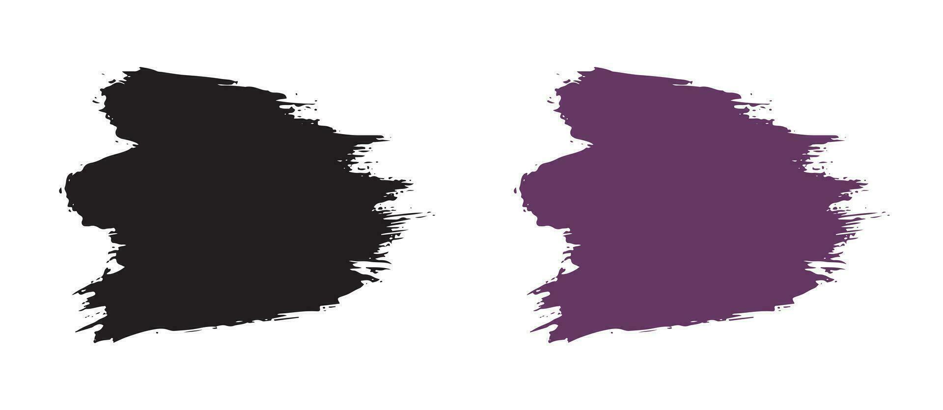 Isolated ink vector brush stroke