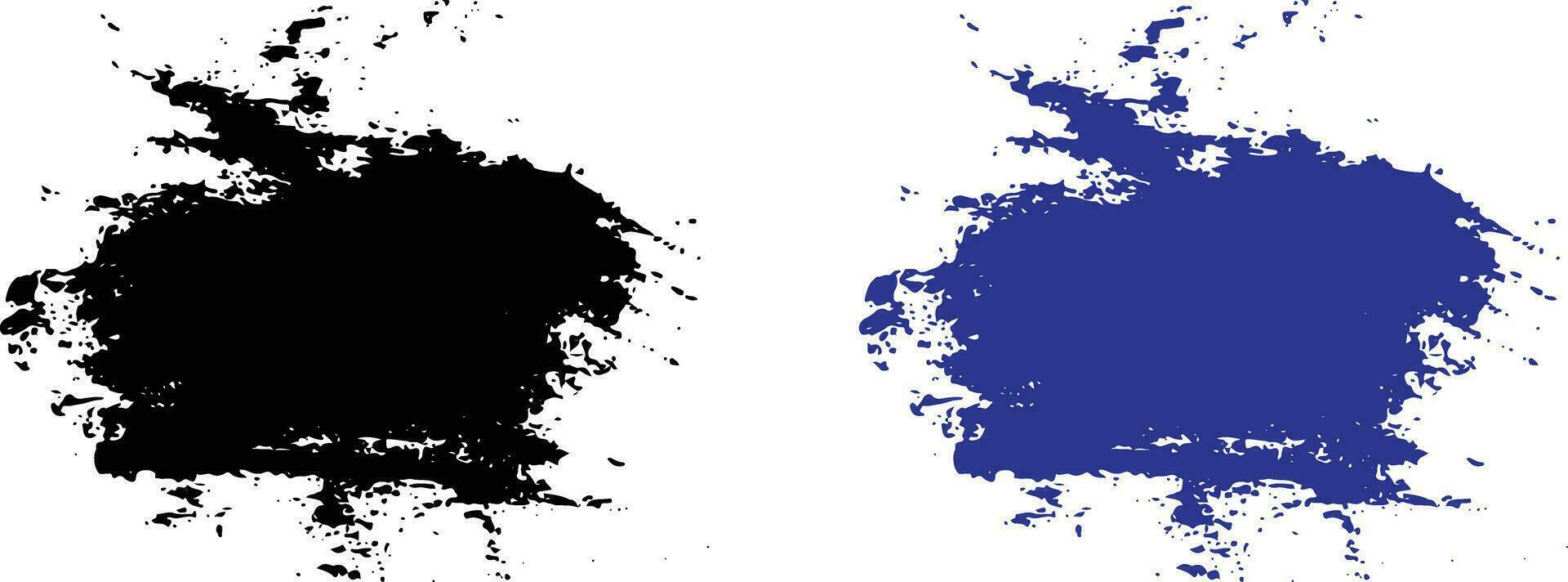 Texture set of vector brush illustration
