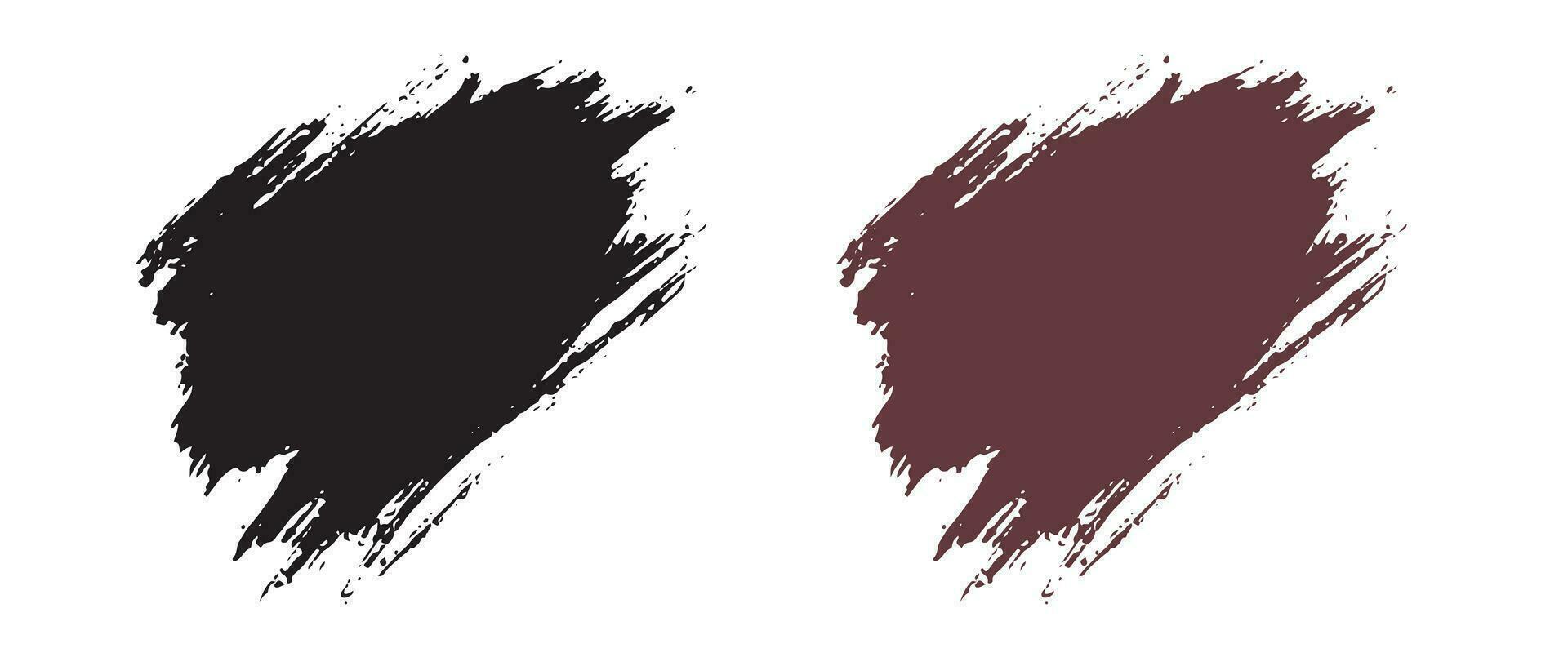 Ink abstract texture paint brush stroke background vector