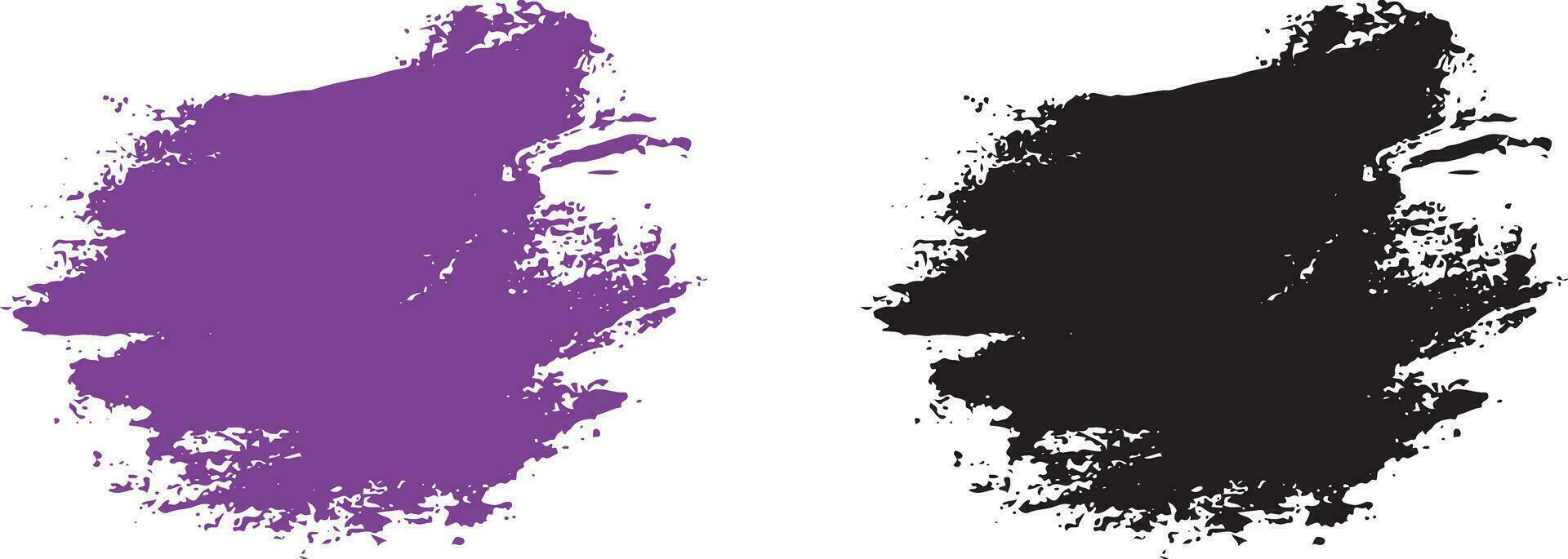Grunge paint ink brush stroke vector
