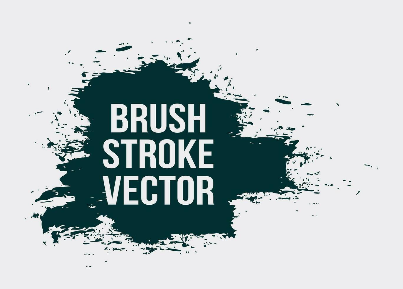 Vector grunge decoration isolated brush line