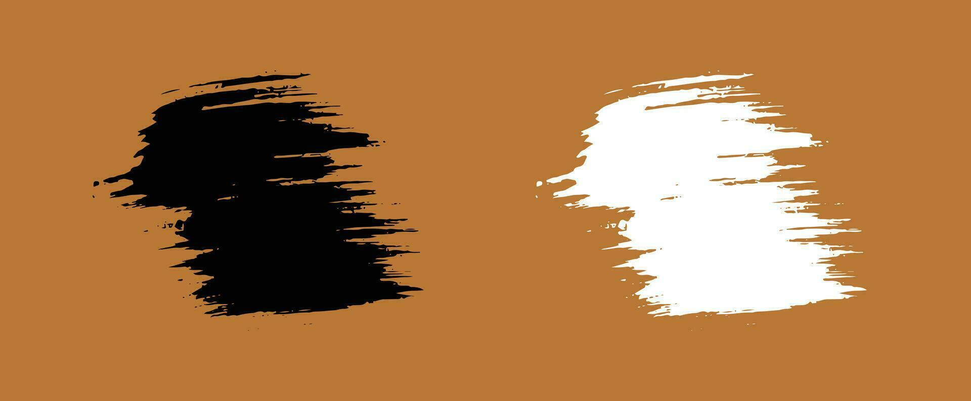 Grunge hand drawn paint brush vector illustration