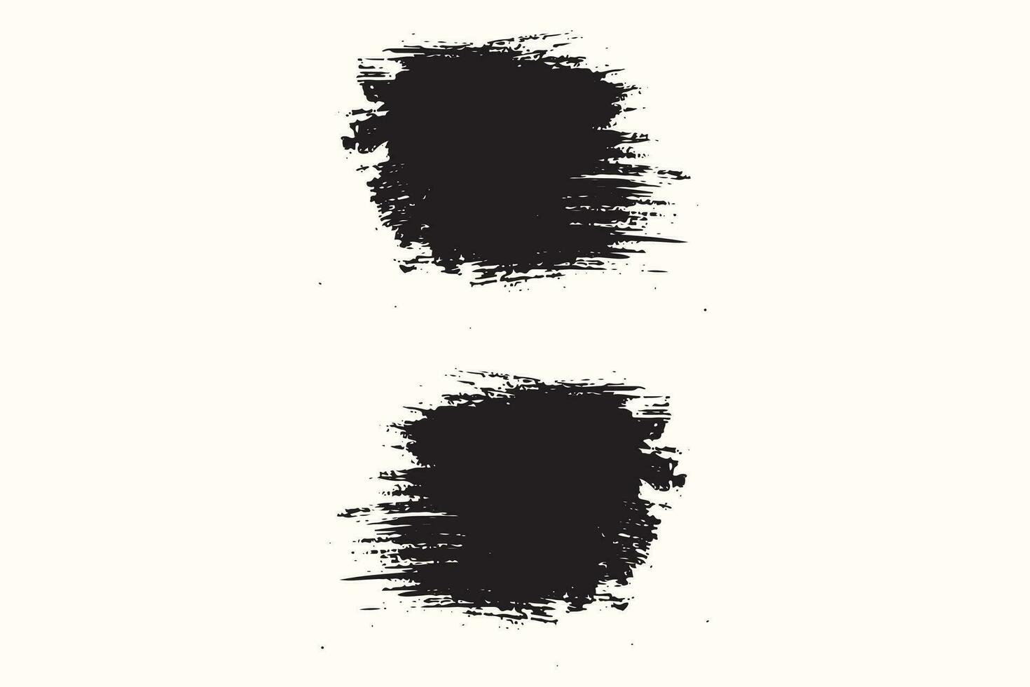 Grunge paint brush stroke vector