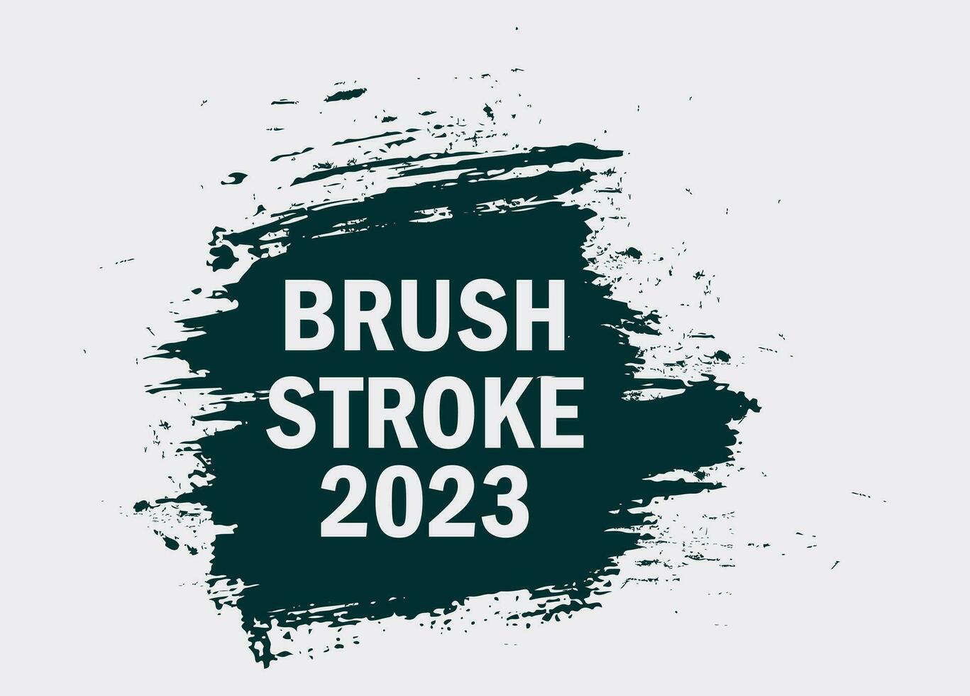 Dirty artistic paint brush stroke element vector