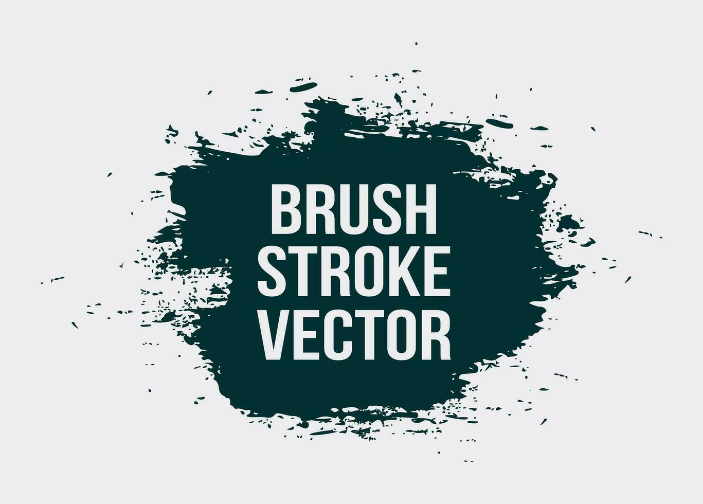 Grunge vector brush frame banner background