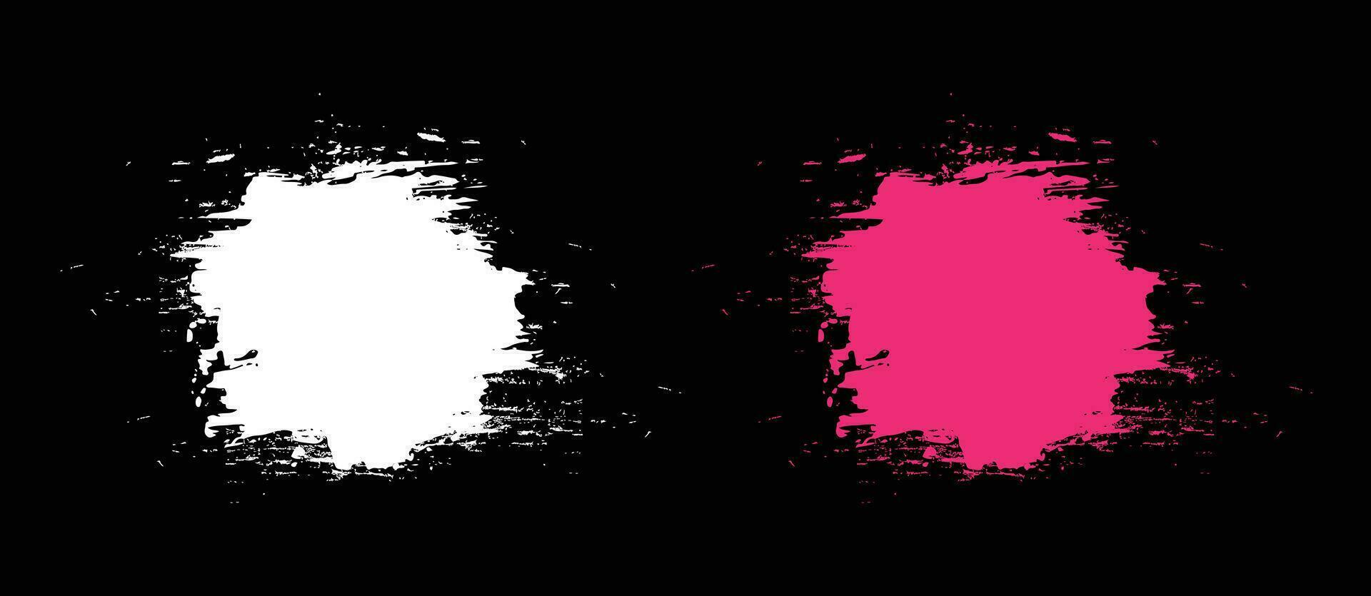 Hand painted vector brush stroke