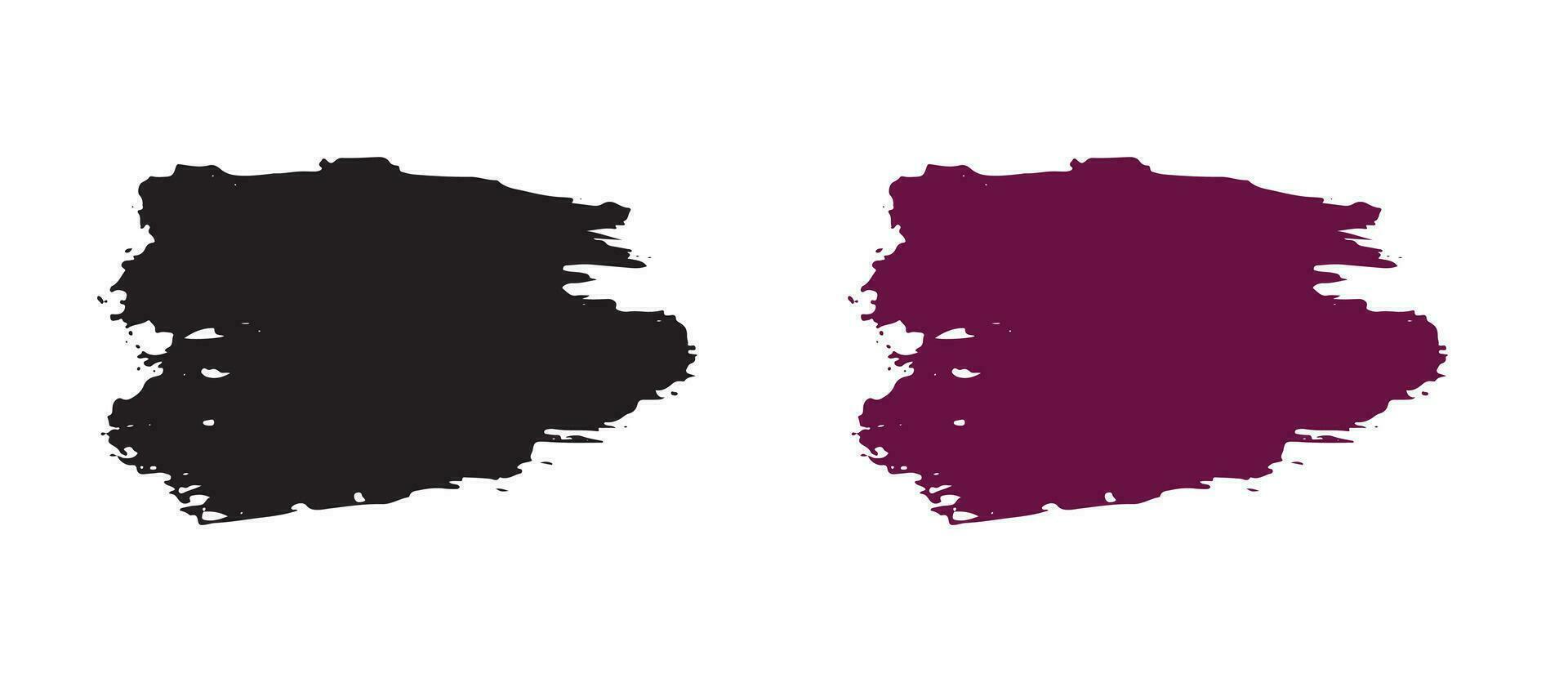 Grunge paint ink brush stroke vector