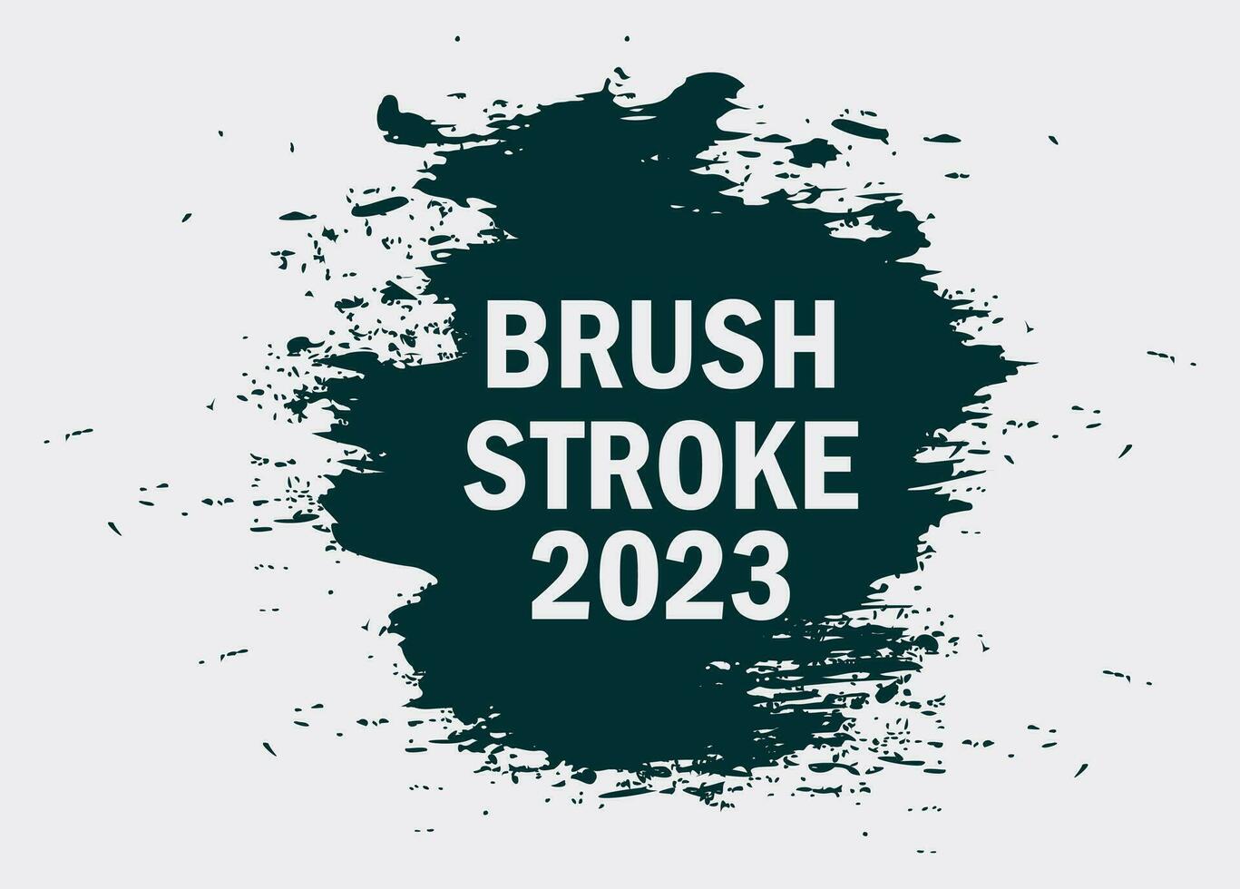 Brush stroke illustration vector