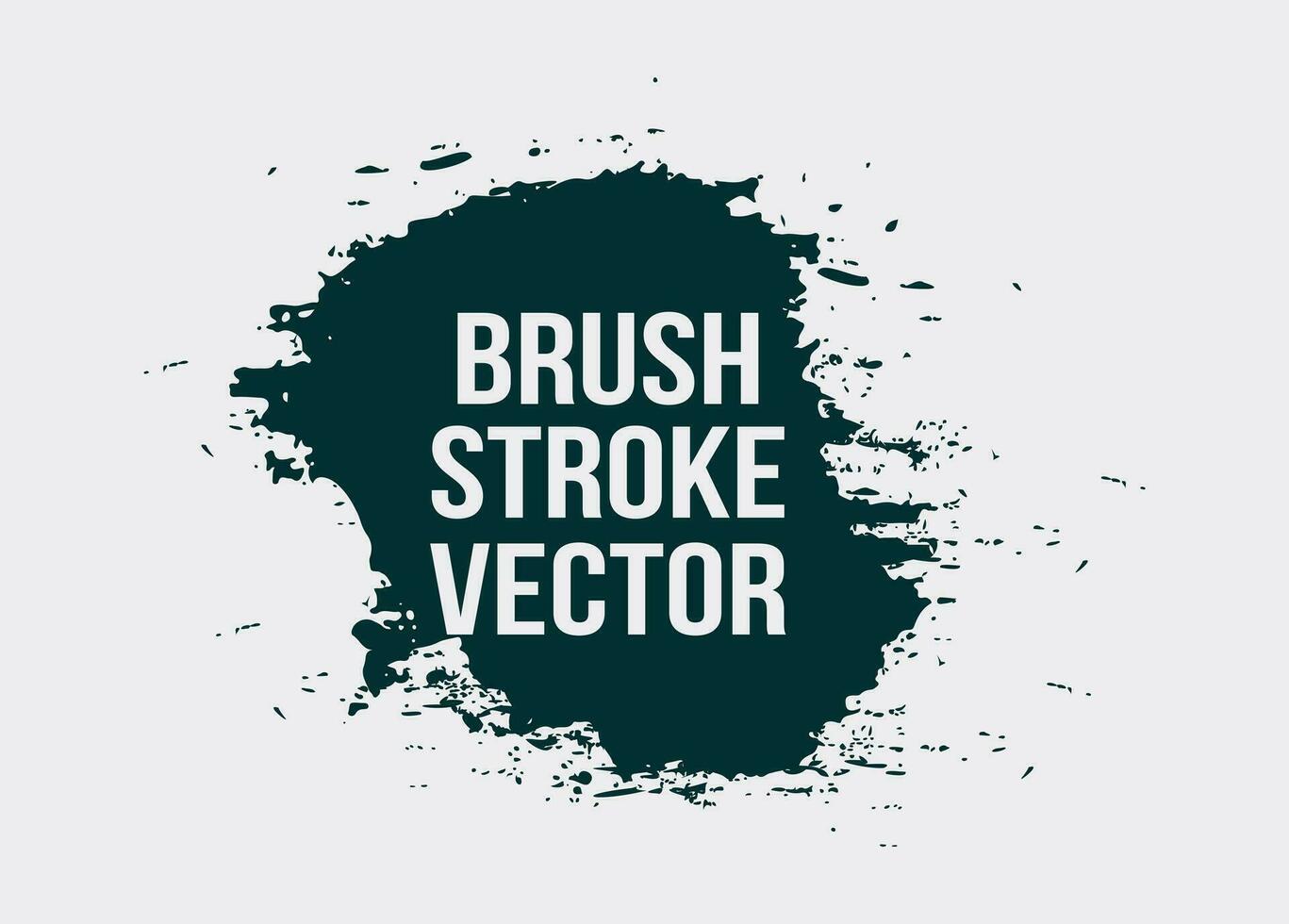 Different splash brush stroke vector