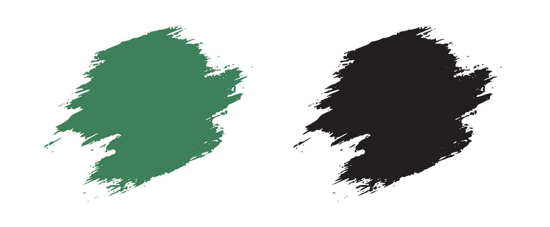 Abstract grunge paint stripe banner vector