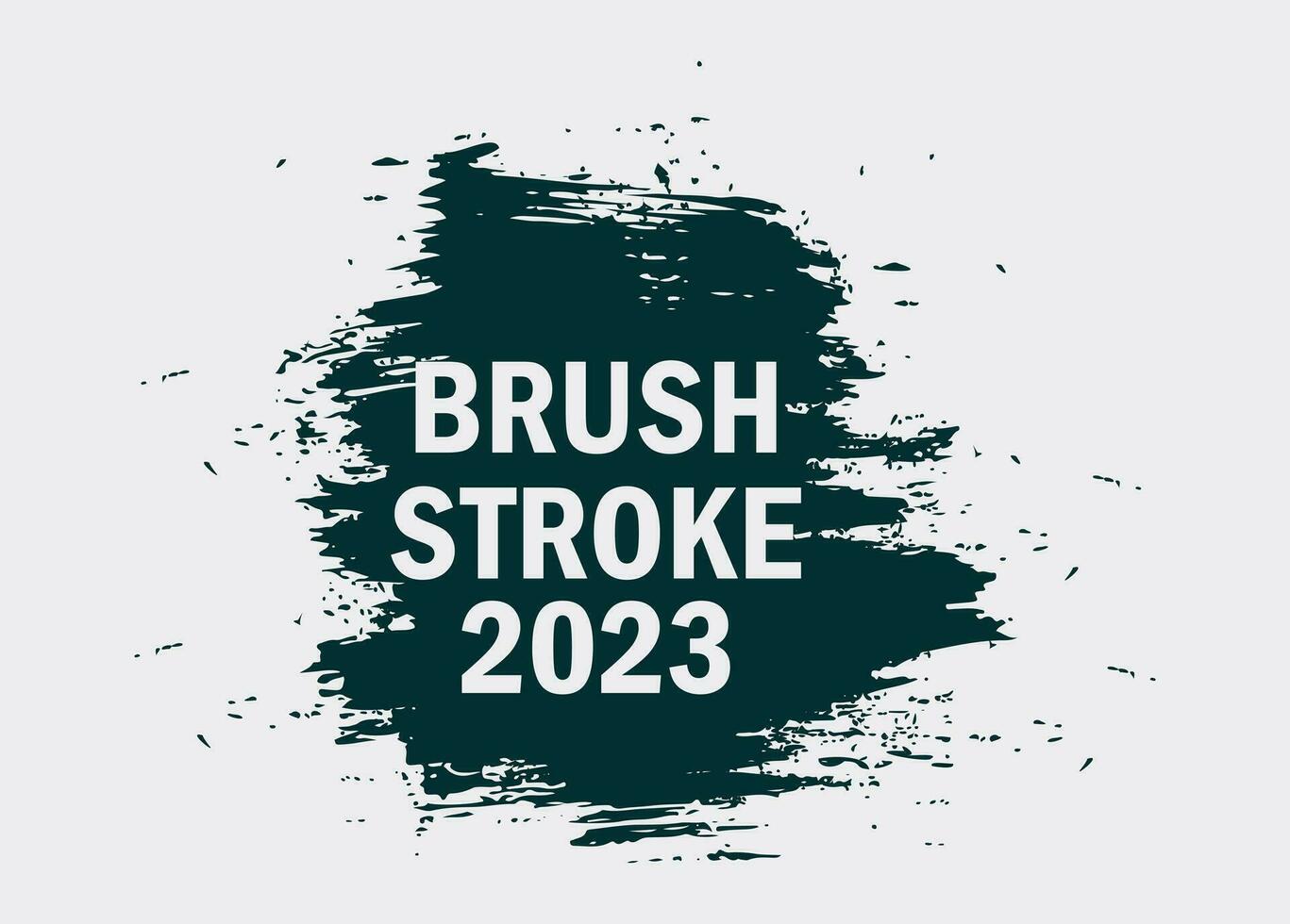 Brushstroke illustration and vector ink grunge brushstroke