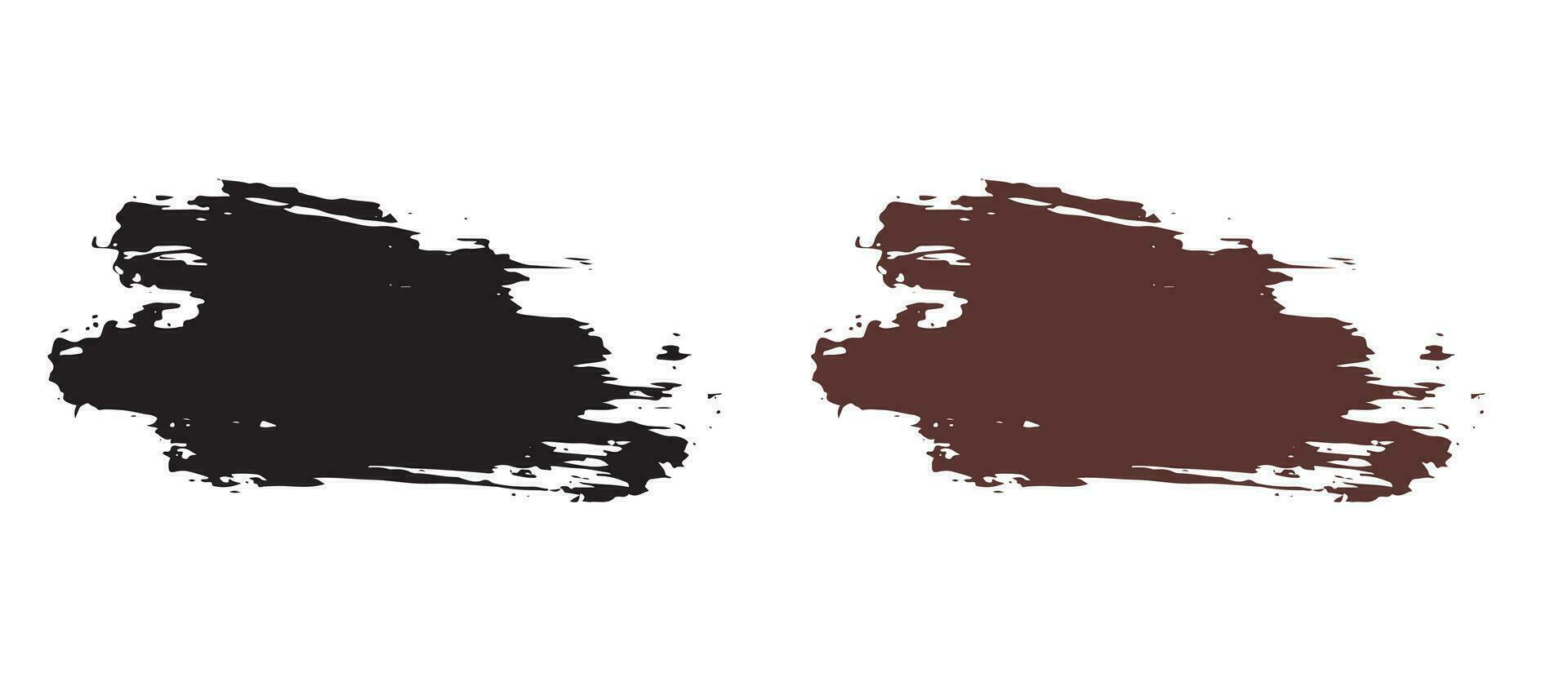 Vector spot grunge brush stroke illustration