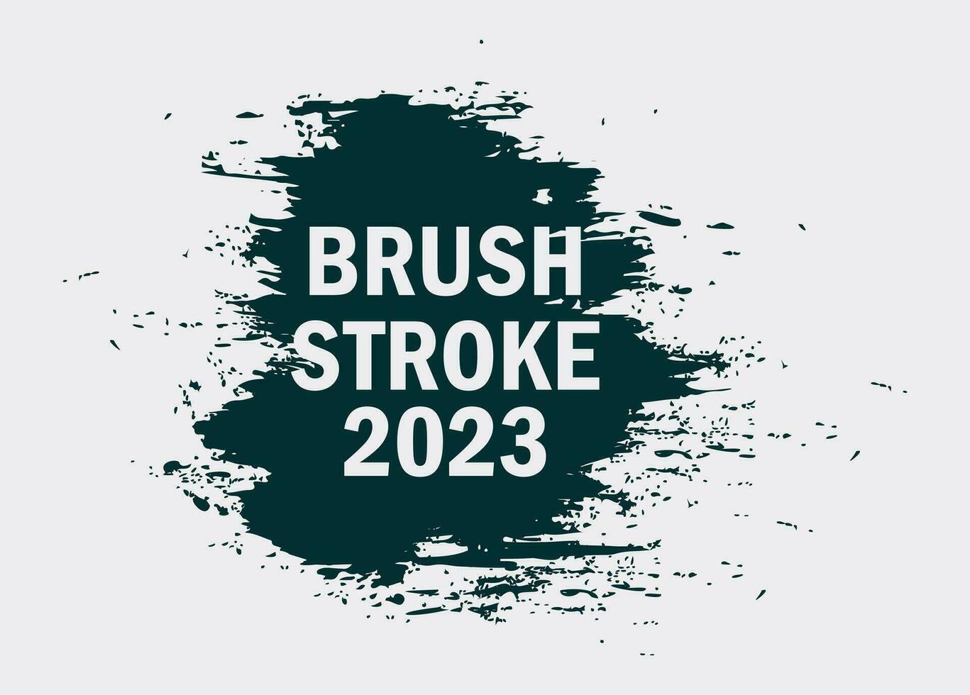 Vector grunge splatter illustration brush stroke