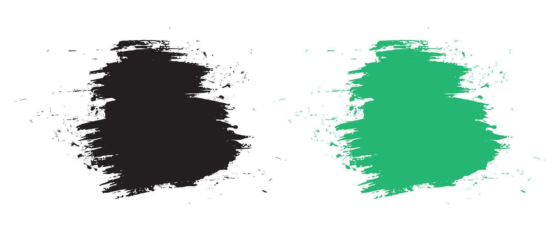Grunge brush pack design vector