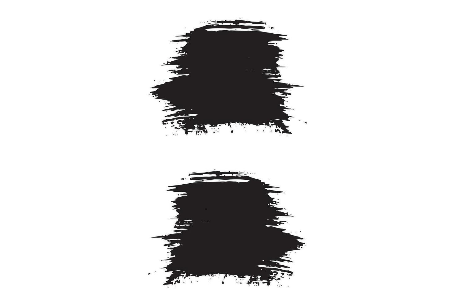 Smear hand drawn texture brush stroke vector