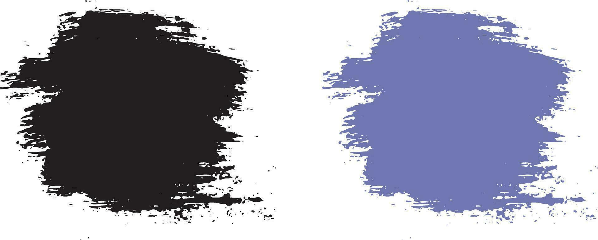 Hand paint collection of abstract vector brush stroke