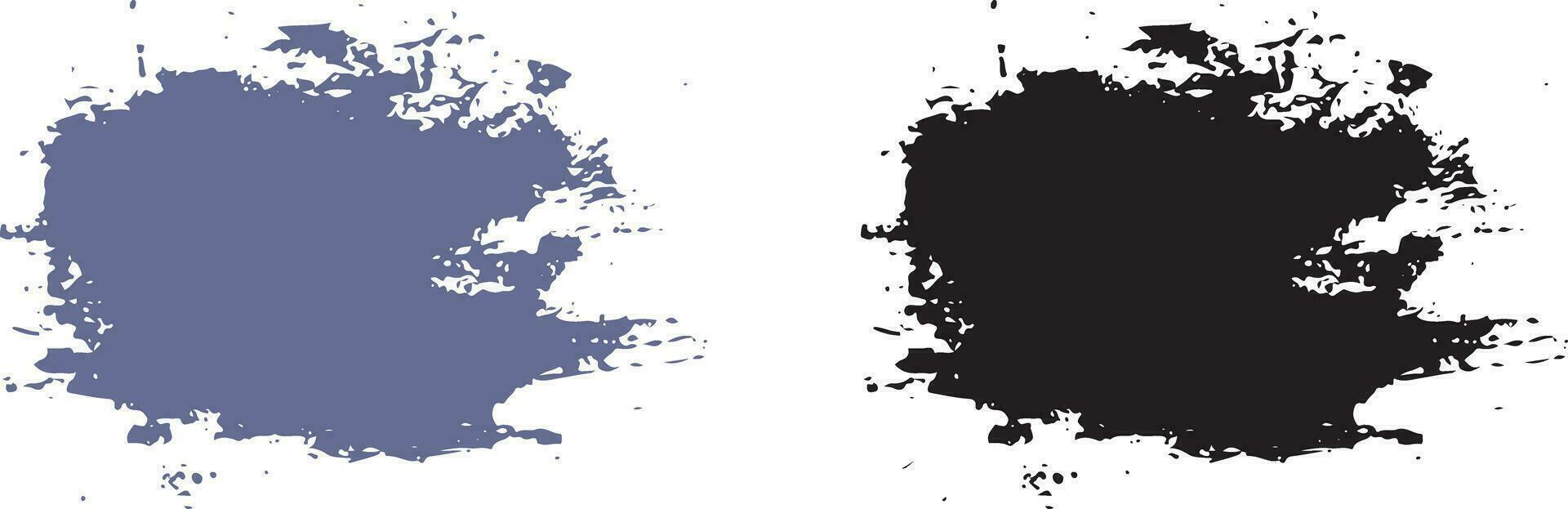 Distress ink splatter grunge brush stroke banner vector