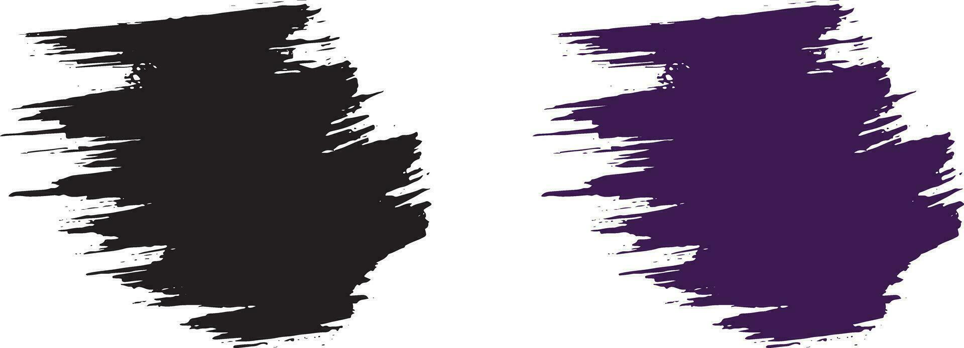 Hand drawn vector brush stroke design