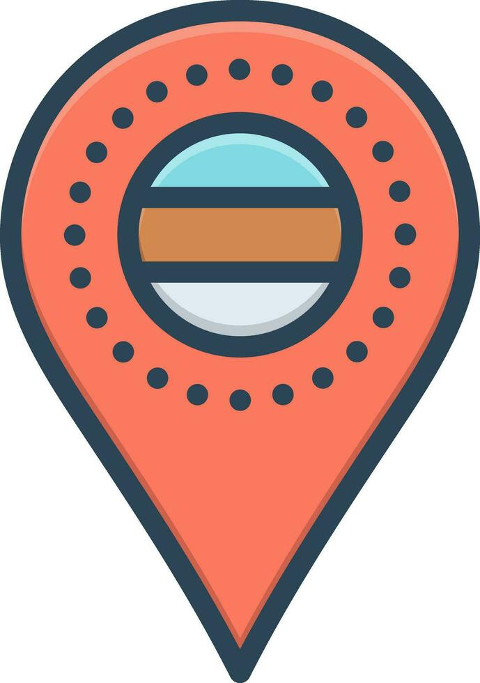 color icon for estonia vector