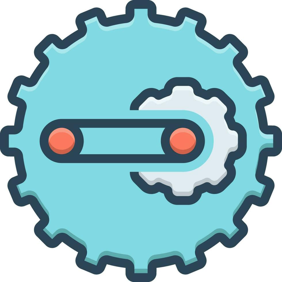 color icon for generate vector