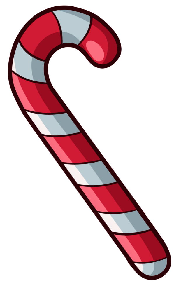 cute christmas element in cartoon style png