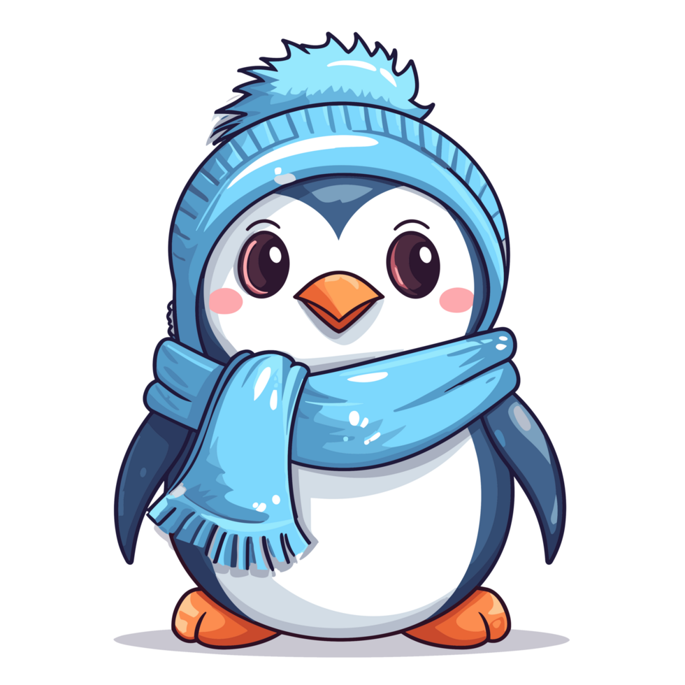 Beautiful Penguin Clipart - Ai Generative png