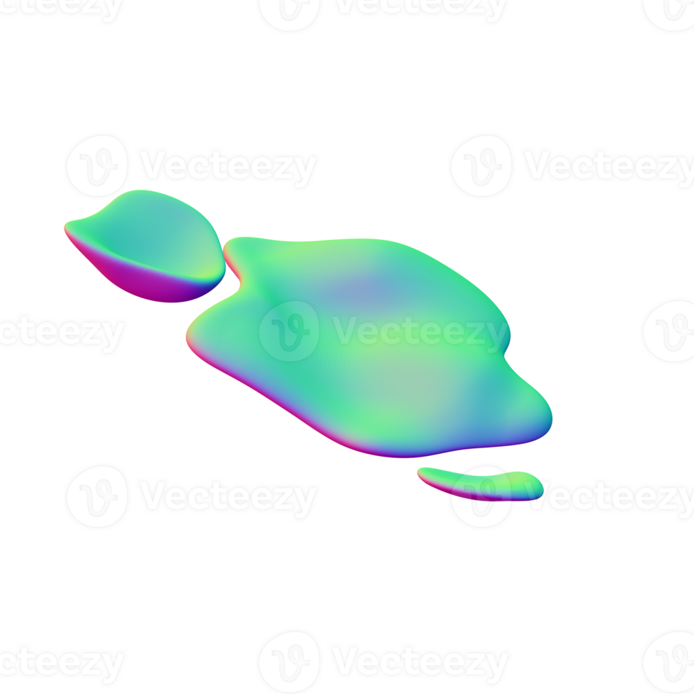 3D shape abstract png