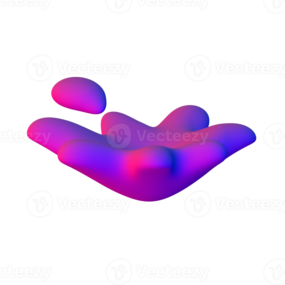 3D shape abstract png