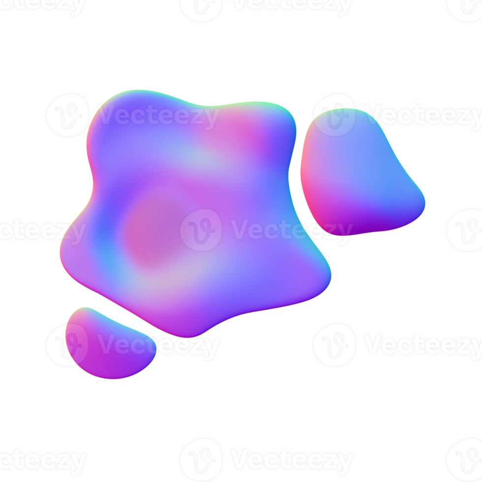 3D shape abstract png
