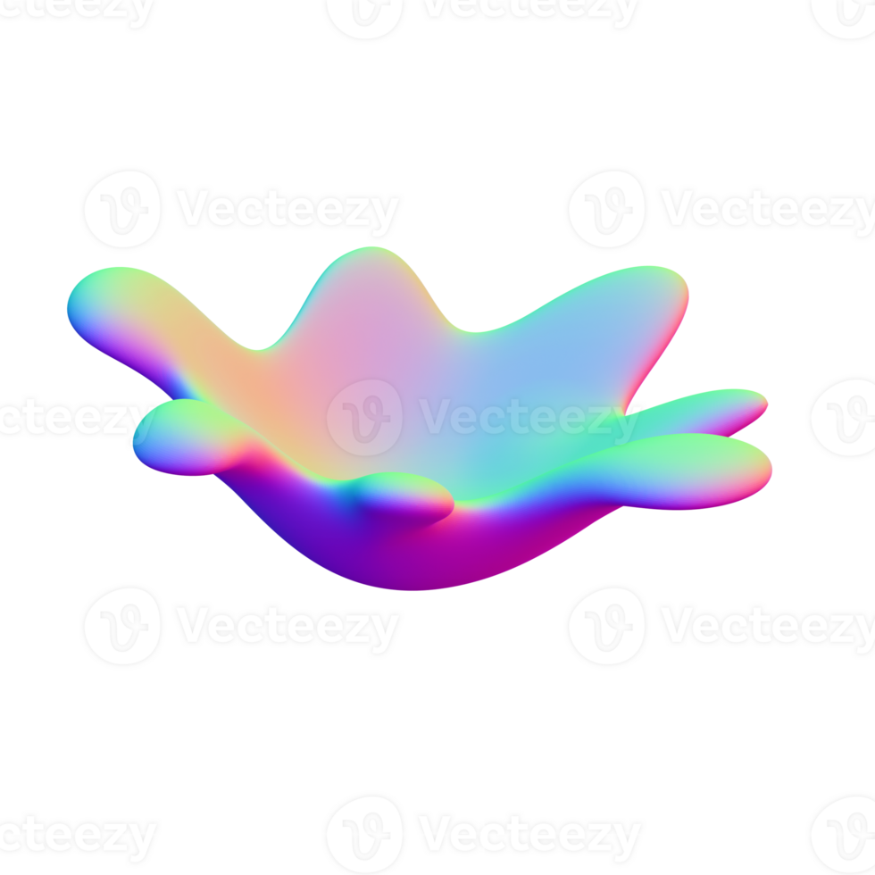3D shape abstract png