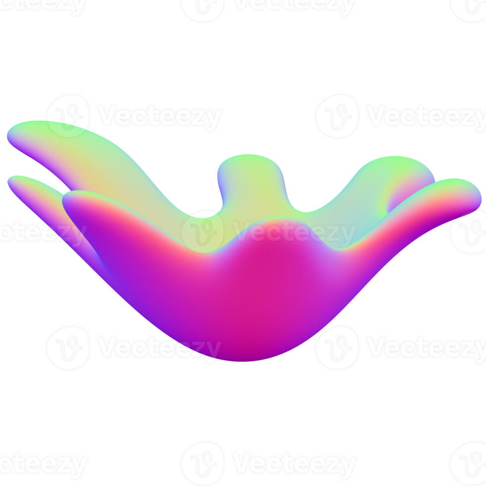 3D shape abstract png